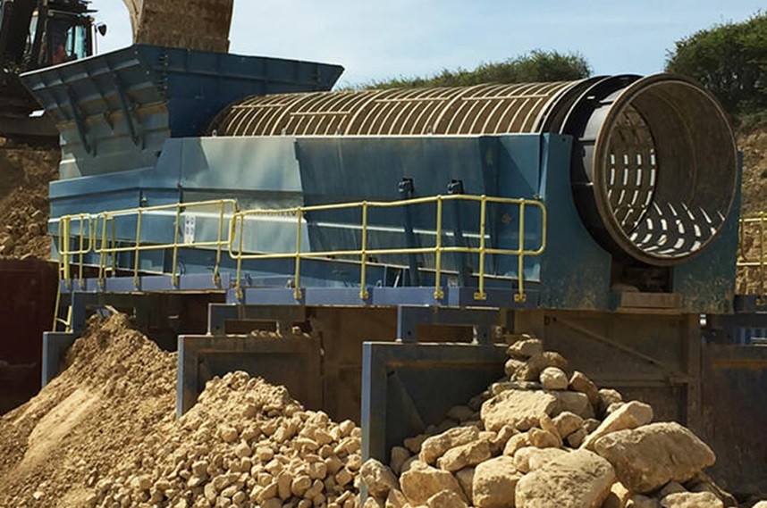High Tech Trommel Screeners To Separate Materials